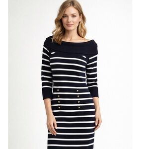 Cache XL Bodycon knit dress EuC